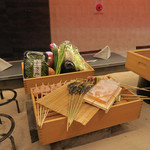 あもん ヨコ - この日の肉以外の素材ご紹介