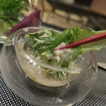 あもん ヨコ - いろいろ野菜のバーニャカウダ喰らう