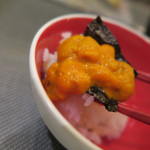 あもん ヨコ - 雲丹ごはん喰らう