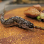 あもん ヨコ - 本日の囲炉裏焼　ズームアップ