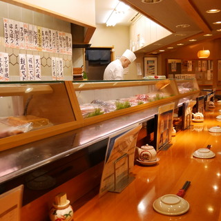 在輕鬆、高品質的空間中品嚐正宗的壽司
