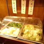 焼にく 和牛食堂 - 焼き野菜コーナー