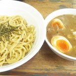 ラーメン専門 藍華 - つけ麺(味玉入り)