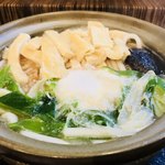 かれーうどん 椿 - 特上なべやきうどんのみ
                                のアップ