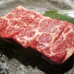 焼肉　太郎 - 名物 厚切りロースステーキ