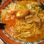 弟子屈ラーメン - 弟子屈味噌ラーメンのちょい辛味噌アップ