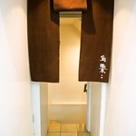 鮨棗 - 階段を降りて地下へ