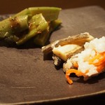 鮨棗 - ウド、ハタハタの飯寿司