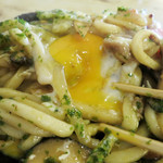 うち田 - 玉子を崩すとすぐ固まり始める