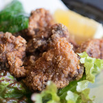 焼肉道場 ローヤル 養老本店 - 2017.11 牛タンのから揚げ（580円）