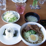 shizenshokuresutoranthiruzu - うどんセット￥９００