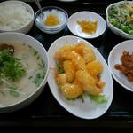 揚龍 - エビマヨ定食