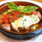 ジ・メルカート - 厚切りポークとモッツァレラチーズのピッツァイオーラ　1,700円