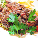 ジ・メルカート - 熟成アンガス黒牛のステーキとフレンチフライ　2,200円