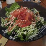 あずまし亭 - おまかせサラダ2017.11.27