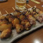 あずまし亭 - （何だか忘れましたが）とっても美味しい焼鳥2017.11.27