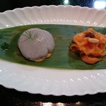 健康膳 薬都 - 蓮根豆腐と人参山査子ピクルス