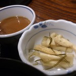 Nakayoshi - ・漬物とポーク丼のタレ