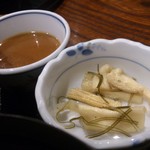 仲よし - ・漬物とポーク丼のタレ