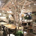 トラットリア サンタルチア - クリスマス装飾（店内）