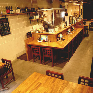 温もりのあるアットホームな空間