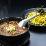 Free large serving of stewed beef Tsukemen (Dipping Nudle)!