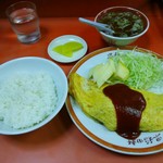 早稲田軒 - オムレツライス  ￥７８０