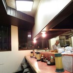 早稲田軒 - カウンター風景