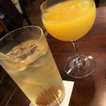 葉山 日影茶屋 - 梅ジュース(800円)、きよみオレンジのジュース(500円)