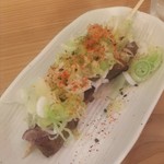 土手町元気酒場 もつ焼きエビちゃん - レバテキ