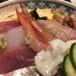 Sushi Oouchi - 海鮮ちらしのアップ