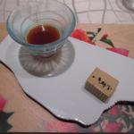 ”ワッフェリーノ”　フォアグラとレモン・雉とビーツのブロード