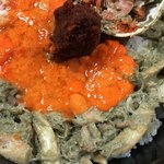 かに味噌で和えたかに身