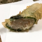 味暦あんべ - かにゆば巻物断面
