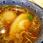 清湯つけそば（スープアップ）