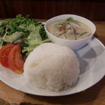 アジア食堂 雑派 - グリーンカレーセット