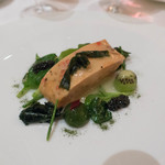 Le Cinq Four Seasons Hotel George V - Jardin marin iode pour accompagner  la piece de foie gras au presse de caviar 海の庭園仕立て フォアグラとキャビア　