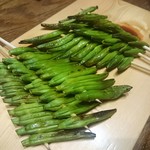 熊の焼鳥106 - 焼物　金針菜