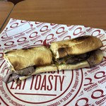 Quiznos - 料理写真:Chipotle Steak & Cheddar(8inch)♪