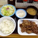 松屋 - カルビ焼肉定食(33％増量)