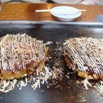 なるせ - キムチーズ焼き（お好み焼き）＆ミックスモダン焼き