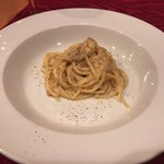 リオス ボングスタイオ - カルボナーラ（１人分を２人分に分けてリザーブ）