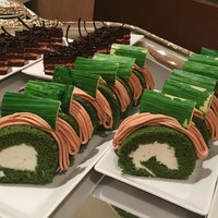 ベラージュ - 抹茶のロールケーキ＠抹茶ジェノワーズのロールにモンブランクリーム。甘み強し