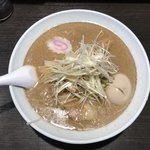 Menya Marukatsu - 醤油ラーメン大850円味付きネギ100円トッピング