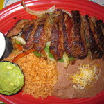 Cholo's HomeStyle Mexican - 2017年の｢ファヒータ･プレート(ステーキ)｣＄19.50