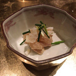 白金台こばやし - カワハギの肝和