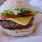 Smile burger - スマイルチーズバーガー　１０５０円