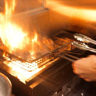 黒焼きを生み出す豪炎！