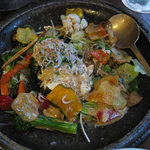 たべごと屋のらぼう - 地野菜とお豆腐のサラダ