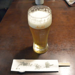 さらしな総本店 - 生ビール（570円）